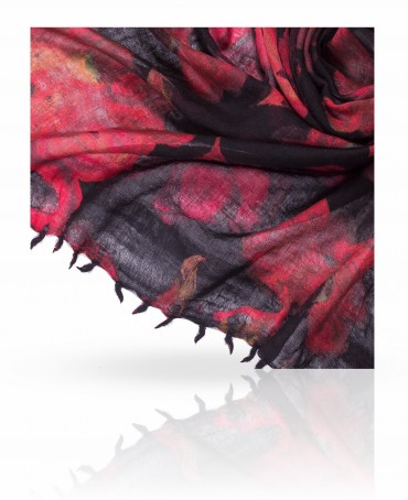 Палантин Женский W-BIGFLOWER/BL